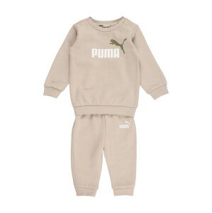 PUMA Joggingová súprava  biela / kaki / béžová