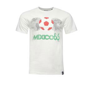 Recovered Tričko 'Fifa World Cup 1986'  biela / čierna / červená / zelená