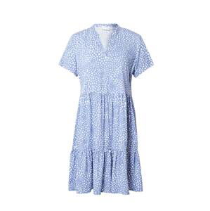 VILA Košeľové šaty 'MOROSE'  modrá / biela