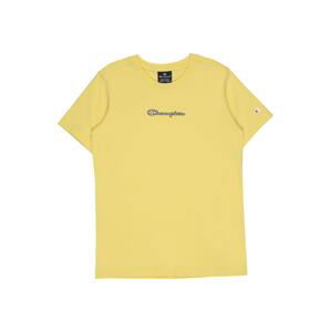 Champion Authentic Athletic Apparel Tričko  svetložltá / čierna / sivá