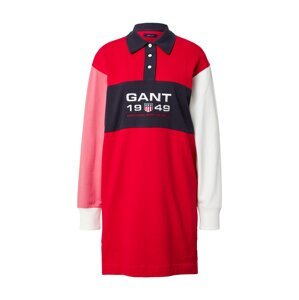 GANT Šaty  námornícka modrá / červená / svetločervená / biela