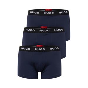 HUGO Red Boxerky  námornícka modrá / čierna / biela