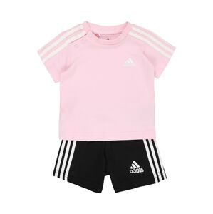 ADIDAS PERFORMANCE Tréningový komplet  ružová / biela / čierna