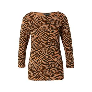 Dorothy Perkins Tričko 'Zebra'  hnedá / čierna