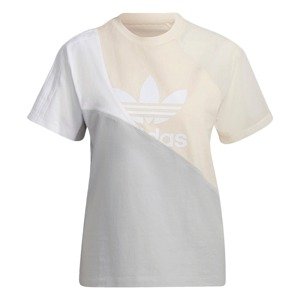 ADIDAS ORIGINALS Tričko  béžová / sivá / biela