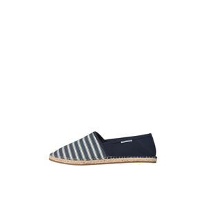 JACK & JONES Espadrilky 'LAWRENCE'  námornícka modrá / biela