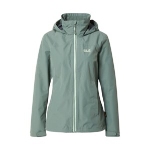 JACK WOLFSKIN Outdoorová bunda  olivová / biela