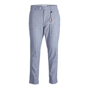 JACK & JONES Chino nohavice  modrosivá