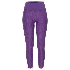 LASCANA ACTIVE Športové nohavice  fialová / biela