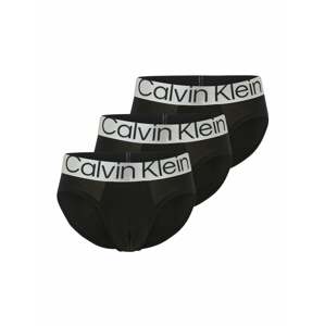 Calvin Klein Underwear Nohavičky  čierna / strieborná