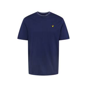 Lyle & Scott Tričko  tmavomodrá / limetková / svetlosivá