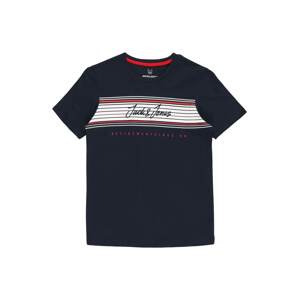 Jack & Jones Junior Tričko 'Leo'  námornícka modrá / červená / biela