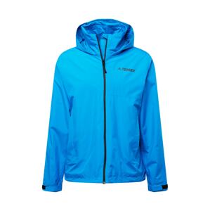 adidas Terrex Outdoorová bunda  biela / modrá / čierna