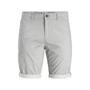 JACK & JONES Chino nohavice 'Bowie'  sivá / biela