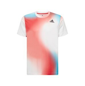 ADIDAS PERFORMANCE Funkčné tričko  biela / červená / modrá