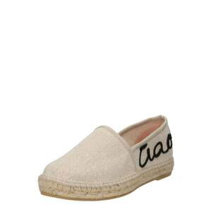 MACARENA Espadrilky 'Mar'  béžová / čierna