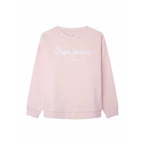 Pepe Jeans Mikina 'Rose'  ružová / biela