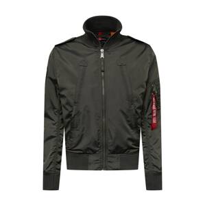 ALPHA INDUSTRIES Prechodná bunda 'Aviator'  antracitová