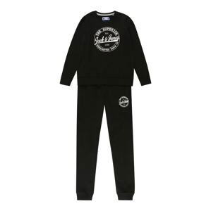 Jack & Jones Junior Joggingová súprava  čierna / biela