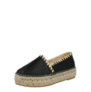 espadrij l´originale Espadrilky 'Raphia'  čierna