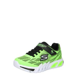 SKECHERS Tenisky 'Vorlo'  striebornosivá / limetová / čierna