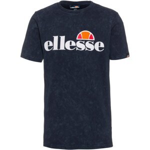 ELLESSE Tričko 'Prado Caustic'  námornícka modrá / oranžová / červená / biela