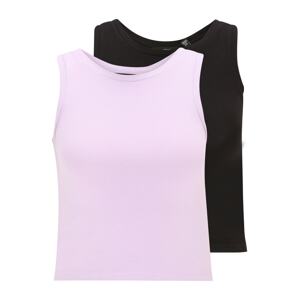 Vero Moda Petite Top  fialová / čierna