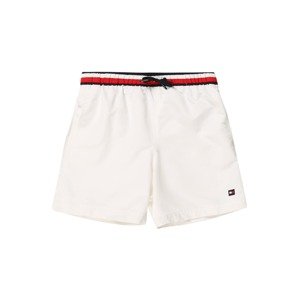 Tommy Hilfiger Underwear Plavecké šortky  biela / námornícka modrá / červená