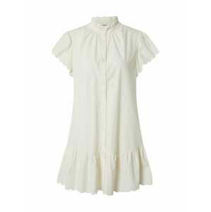 EDITED Košeľové šaty 'Agnes'  krémová