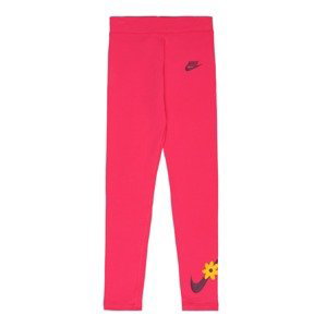 Nike Sportswear Legíny  ružová / námornícka modrá / žltá