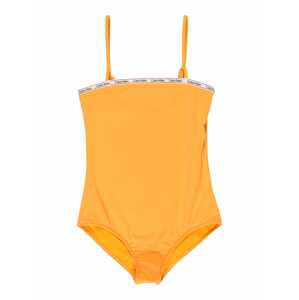 Calvin Klein Swimwear Jednodielne plavky  oranžová / čierna / biela