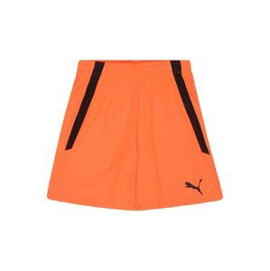PUMA Športové nohavice 'TeamLIGA'  oranžová / čierna
