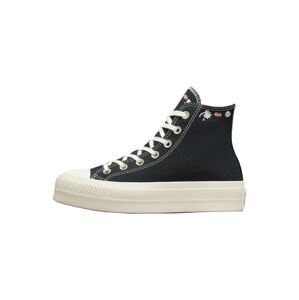 CONVERSE Členkové tenisky 'CHUCK TAYLOR ALL STAR'  čierna / svetlomodrá / biela / pastelovo žltá / svetločervená