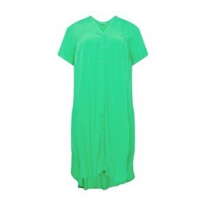 ONLY Carmakoma Košeľové šaty  trávovo zelená