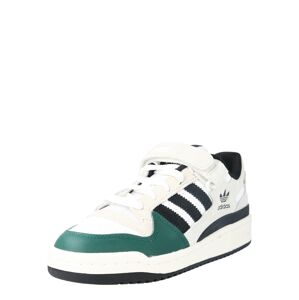 ADIDAS ORIGINALS Nízke tenisky 'FORUM'  biela / čierna / tmavozelená / biela ako vlna