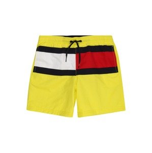 TOMMY HILFIGER Plavecké šortky  námornícka modrá / žltá / červená / biela