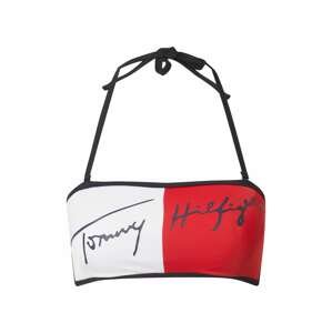 Tommy Hilfiger Underwear Bikinový top  biela / červená / tmavomodrá
