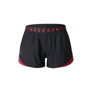 UNDER ARMOUR Športové nohavice 'Play Up'  čierna / malinová