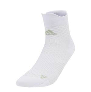 ADIDAS PERFORMANCE Športové ponožky 'RUNx4D'  biela / svetlozelená