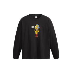 LEVI'S Mikina 'XSIMPSONS U L/S TEE'  čierna