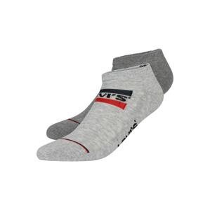 LEVI'S Ponožky  červená / tmavomodrá / sivá melírovaná