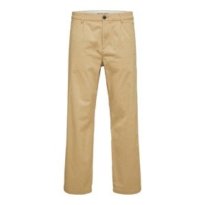 SELECTED HOMME Chino nohavice  svetlohnedá