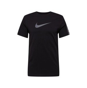 Nike Sportswear Tričko  sivá / čierna / biela