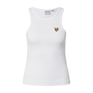 Lyle & Scott Top  žltá / čierna / biela