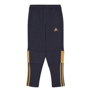 ADIDAS PERFORMANCE Športové nohavice  tmavomodrá / zlatá