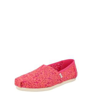 TOMS Espadrilky 'ALPARGATA'  ružová / svetločervená