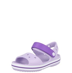 Crocs Otvorená obuv 'Crocband'  tmavofialová / pastelovo fialová / biela