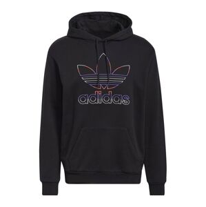 ADIDAS ORIGINALS Mikina  čierna / fialová / biela / svetločervená