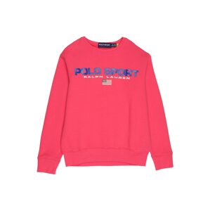 Polo Ralph Lauren Mikina  modrá / pitaya / biela