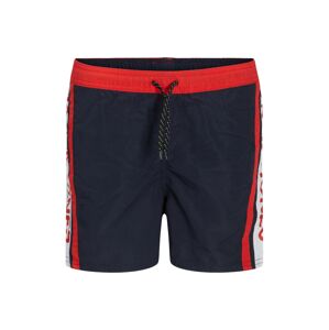 Jack & Jones Junior Plavecké šortky 'Crete'  ultramarínová / červená / biela